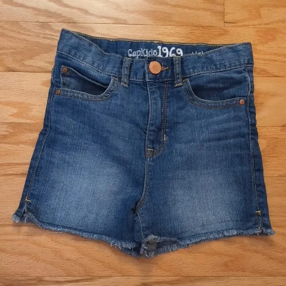 GAP Kids, High Rise Shortie Denim Shorts, Size 10R (EUC)